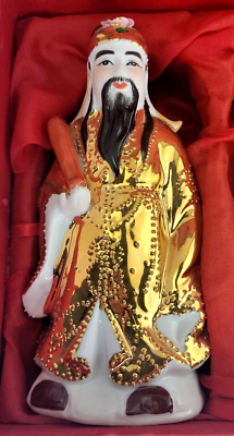 Vintage Fuk Luk & Sau Chinese Three Wise Men Asian Feng Shui With