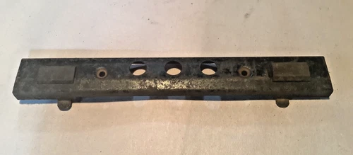 Vintage Mighty Tonka clam crane front bumper pressed steel truck part