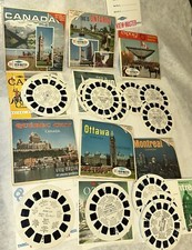 6 View-Master Canada 3 Reel Set Lot Ontario Expo 67 Quebec City Ottawa Montreal 