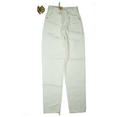 Edwin Newton Slim Jeans Trousers 80s 90s Legendary 26/32 W26 L32 Unisex White Japan.