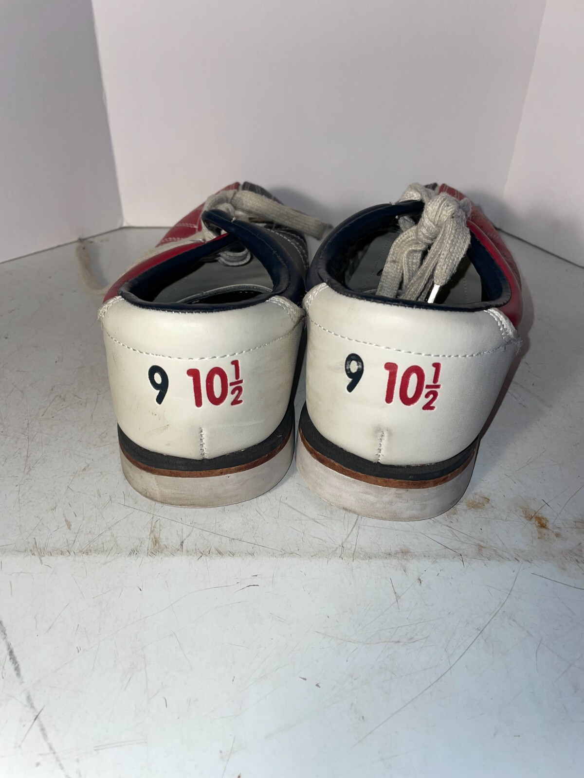 COBRA UNISEX BOWLING SHOE RED WHITE BLUE. Size 9 10.5 eBay