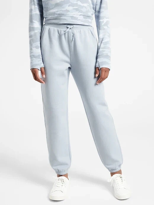 NWT Athleta GIRL Cozy Retroactive Jogger Sweatpant XXL 16 Stratford Blue 981567