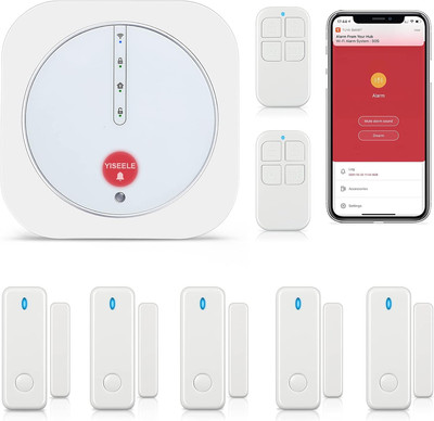 Home Security System, Door Alarm System with Wifi, Alarm Security with Phone APP