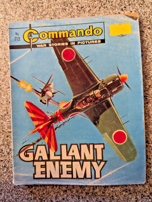 Commando comic #712 - GALLANT ENEMY  dated 1973 published by D.C. Thomson