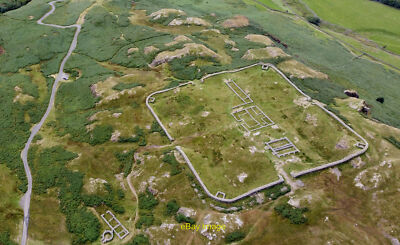 Foto 6x4 Das sahen sie nie aufgenommen von oben über dem Fort am Hardknott Pass c2021
