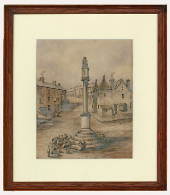 Aquarell Aus Dem Frühen 20. Jahrhundert   Marktkreuz, Carlisle