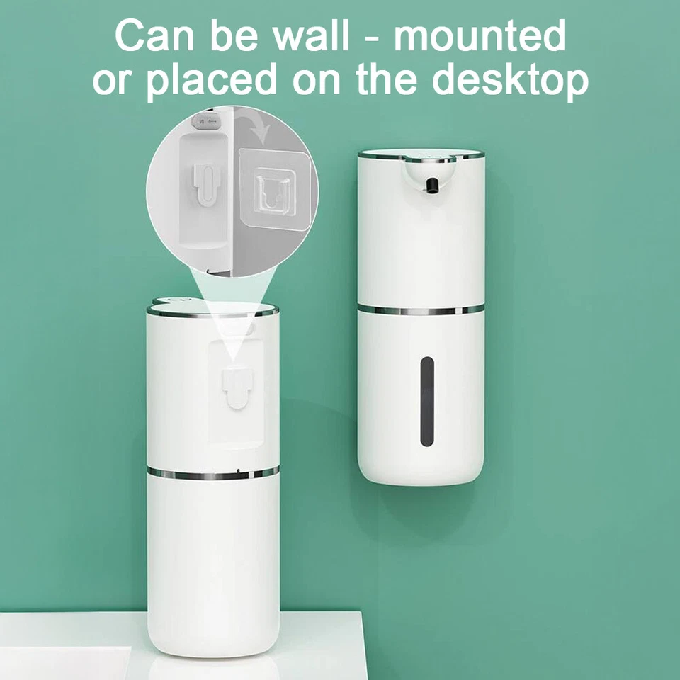 Automatic Foaming Soap Dispenser 400ml Bathroom Soap Wash Hands Foam Touchless - image 3 of 4