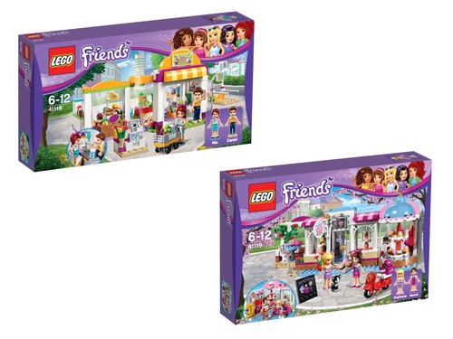 LEGO® Friends Doppelpack 41118 + 41119 Supermarkt+ Cupcake-Café NEU OVP verklebt - 第 1/12 張圖片