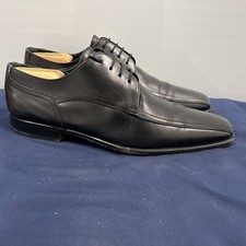 Dolce & Gabbana Black Leather  Light Stitches Dress Shoes Sz 10