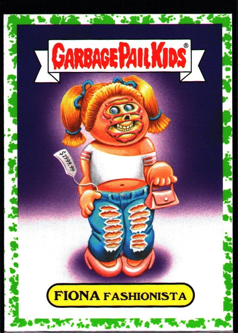 Fiona Fashionista #7B Puke /25 PSA 10 Garbage Pail Kids card front