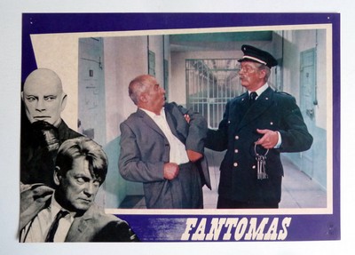 FANTOMAS Demongeot Jean Marais AUSHANGFOTO #J Ger LC WA ´72 Fantômas R.C.S.