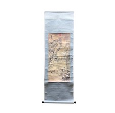 Cepillo de tinta chino vintage montaña agua buey vacas rollo pintura arte de pared jk249