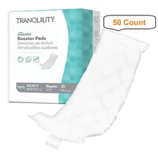 Tranquility Booster Pad 4-1/4 X 12" Regular Flow-Through Pad Heavy Absorbency 50