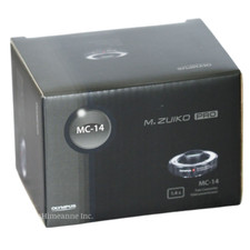 OLYMPUS M.Zuiko Digital MC-14 1.4x Teleconverter Lens Silver 4/3 Mount Camera