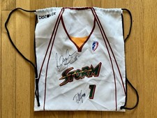 Lauren Jackson and Tanisha Wright - Seattle Storm - Signed Drawstring Bag