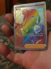 Pokemon Nessa 196/185 Vivid Voltage Rainbow Secret Rare Full Art  on eBay