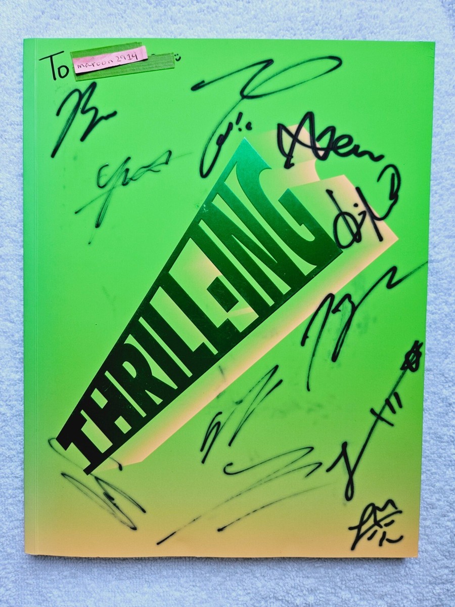 THE BOYZ ハンニョン THRILL-ING 直筆サイン入りチェキ THE BOYZ Thrill-ing Signed Promo Album Autographed + Message [US
