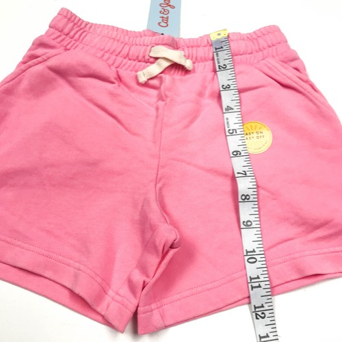 Cat & Jack Girls Size M Sweat Shorts Pockets Bright Pink - Picture 3 of 10