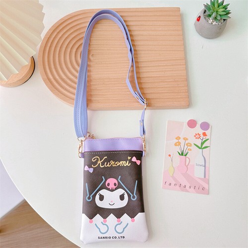 Kuromi KT Kitty Stitch Anime Messenger Bag Tote Handbag Mini Phone Bags 2025 - Picture 14 of 37