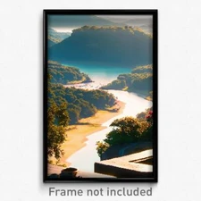 Pixel Art Poster - Remarkable Vista (8 Bit Psychedelic Trippy Video Game Print)