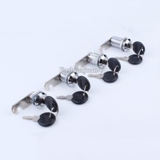 10PCS Cam Lock File Cabinet Box Toolbox Mailbox Cupboard Drawer Desk Lock w Keys