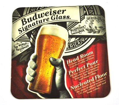 Budweiser American Lager USA Beer Bier Bierdeckel Untersetzer Coaster sous-bock