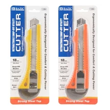 BAZIC Steel Top Multipurpose Cutter, pack of 24