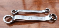 Mac Tools BO2024 5/8" x 3/4",BO1214 7/16" x 3/8" SAE Offset Box End Wrench 12 Pt