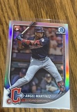 2025 Bowman Chrome - Angel Martinez #68 Sp Rookie Red Rc Variation Guardians