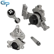 4X Engine Motor + Trans Mounts For Nissan Rogue 2014-2017 2.5L A4363 A4364 A4366