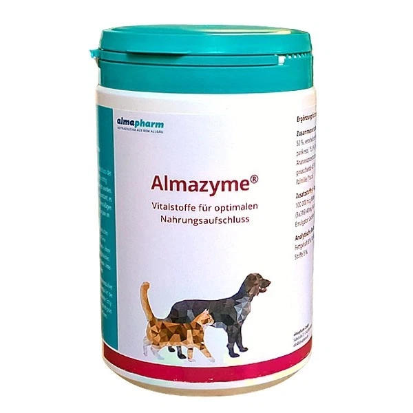 ALMAPHARM Almazyme 120g Ergänzungsfuttermittel | Hund Katze Verdauung