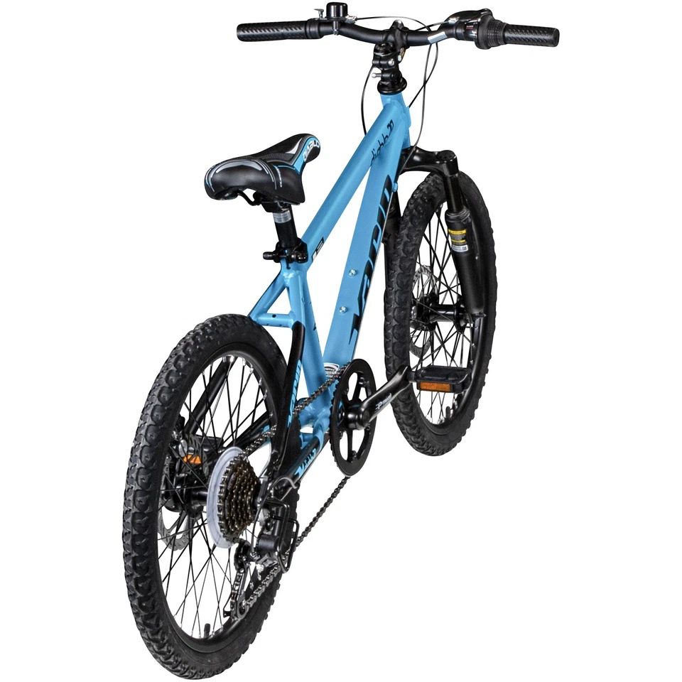 Vario XC Diablo Disk 20" Mountainbike Kinderfahrrad 6Gang MTB blau/schwarz 30cm - Bild 3 von 4