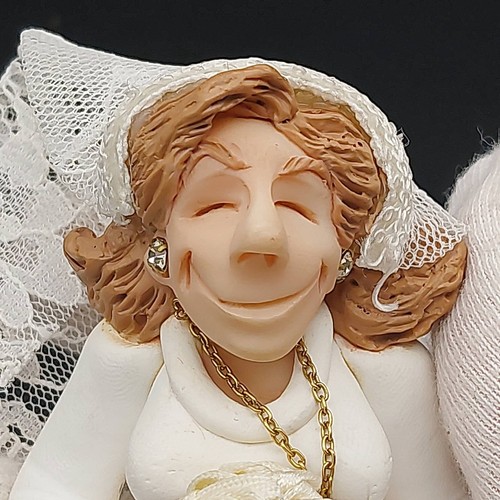D. Manning Estante Cuidador Novia Novio Estatuilla Boda Coleccionable Casado - Imagen 11 de 24