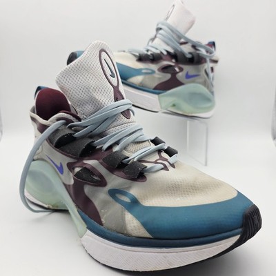 Nike Signal DMS X Mens Size 11.5 Running Shoes Gray Burgund /Teal AT5303-003