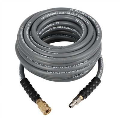 #ad 50#x27; x 3 8quot; 4800psi High Pressure Washer Hose Gray Brand New $69.99