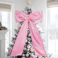 Large Satin Big Pink Bow, Giant Wall Decor, Birthday Party, Baby Shower, Girls