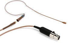 Countryman E6 Omnidirectional Earset Microphone - Low Gain with 2mm Cable and