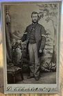 Civil War CDV 1st Sgt. David C. Clark 106th NY POW KIA Wilderness