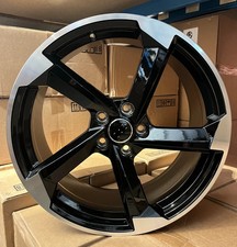 Audi A3 A4 A6 Q2 Q3 TT VW x4 19"  RS5 Rotar Style Alloy Wheels Black MF Et40 C
