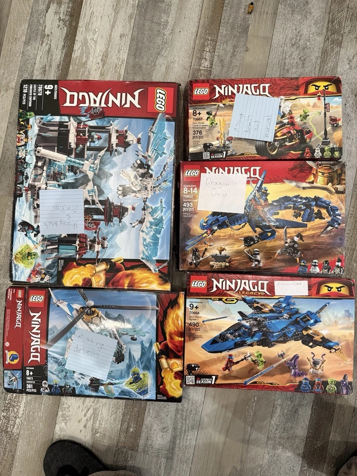 Lote mixto de juegos Lego Ninjago Lego Foto 2 de 3