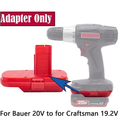 Battery Adapter For Bauer 20V Max Li-ion Battery for Craftsman 19.2V Power Tools