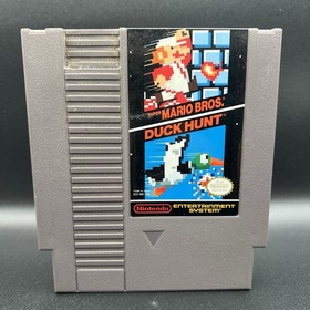 Vintage Nintendo NES Super Mario Bros. & Duck Hunt Video Game