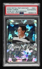 2020 Leaf Pop Century Silver Crystals /35 Mark Cuban PSA Authentic Auto he5