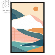 22X34 Picture Frame   Black Rounded Profile Wall Photo Frame