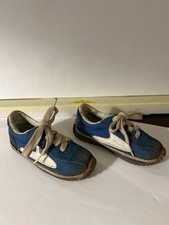 Vintage Buster Brown Wildcat Toddler Sneakers Blue White Retro Lace-Up Shoes