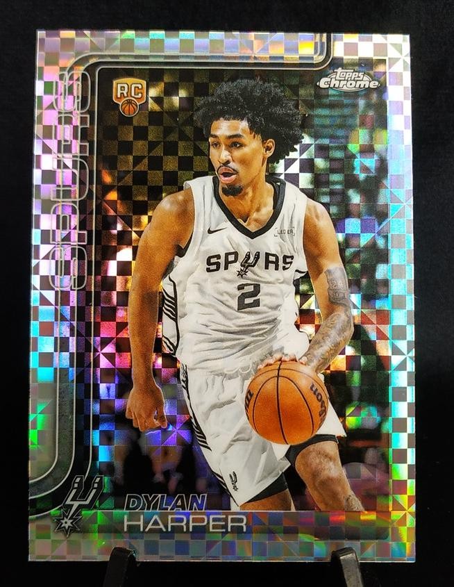 2025-26 Topps Chrome Dylan Harper #252 RC Rookie X-Fractor Refractor -T10