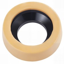 Toilet Wax Ring w/ Brass Bolts - Extra Thick Seal for 3" 4" Drain Pipes