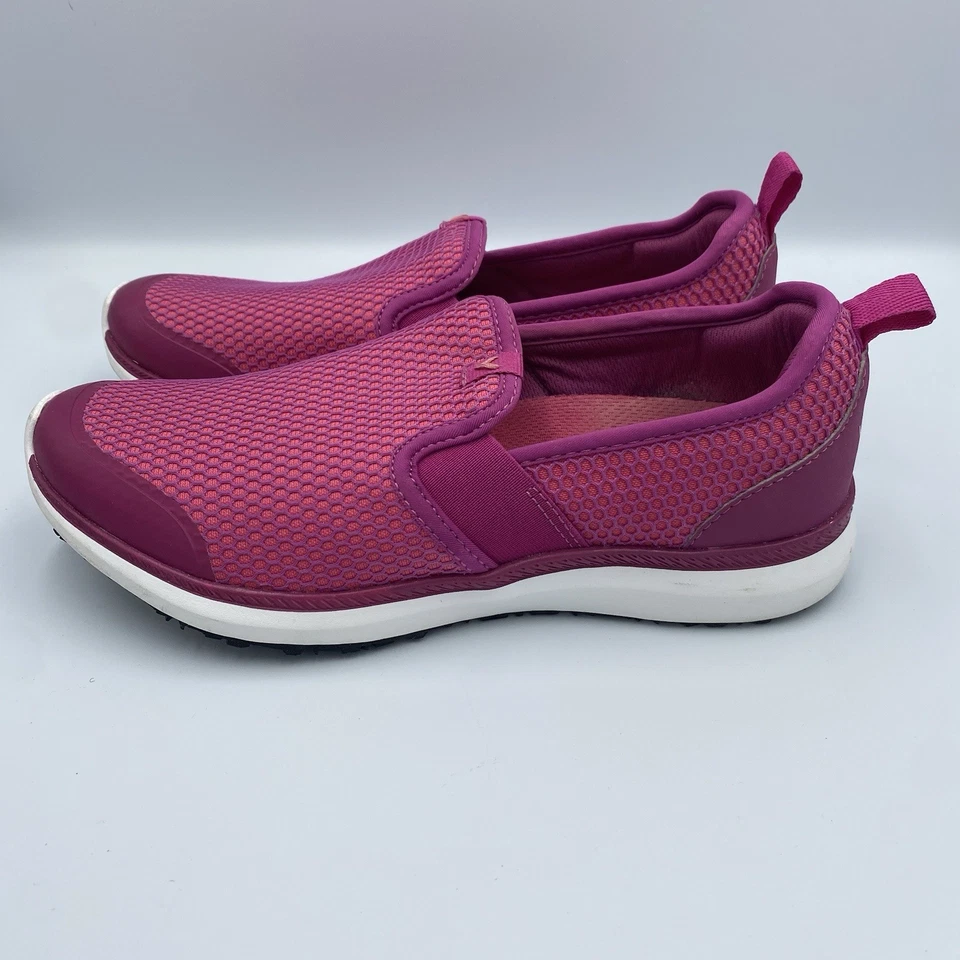 Zapatos cómodos de malla sin cordones rosa Vionic Julianna para mujer talla 8 agarre violeta Foto 4 de 4