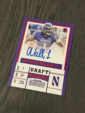 2017 Panini Contenders Draft Picks Ticket Red Foil Auto 235 ANTHONY WALKER JR RC