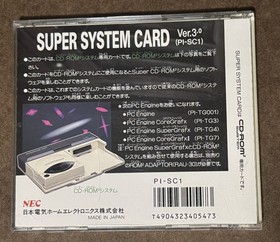 Super System Card Ver 3.0 PC Engine Japan Import US Seller TESTED